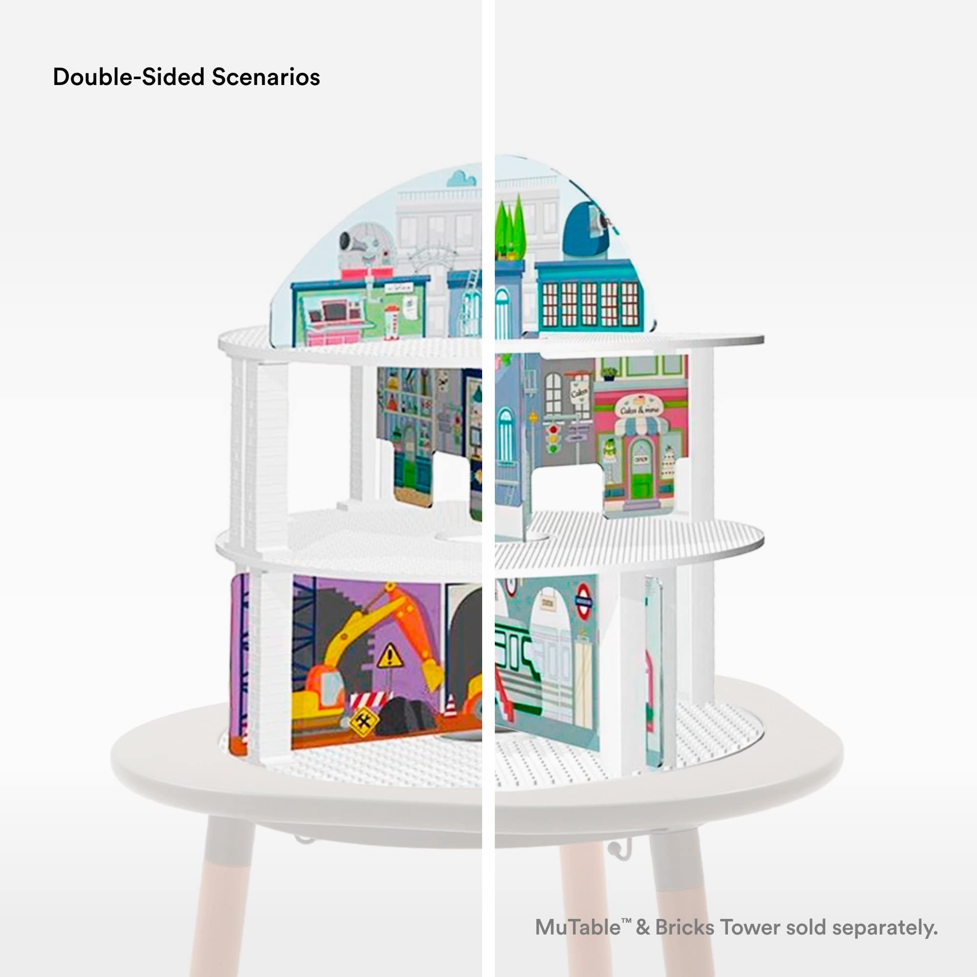 Amazon.com: Stokke MuTable Bricks Tower Scenario, City